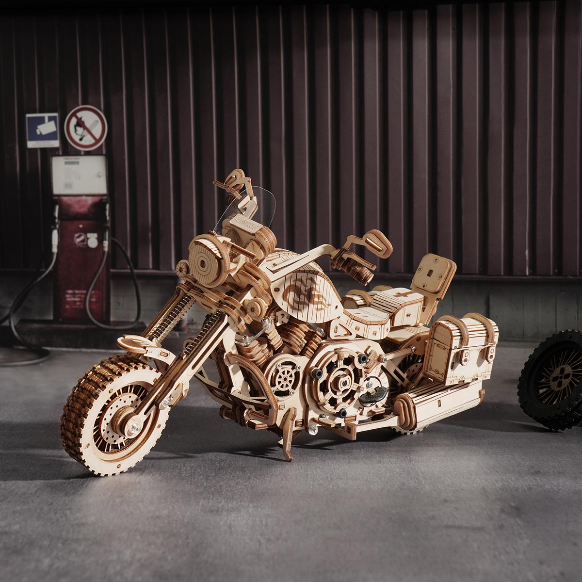 Cruiser Motorcycle 3D Puzzle