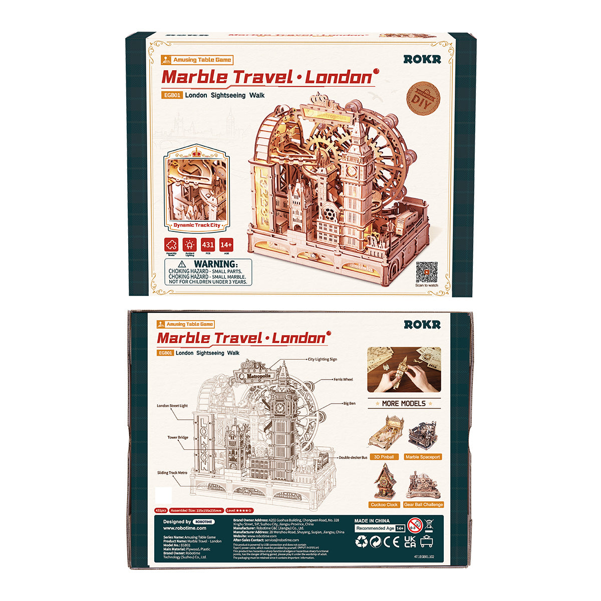 London Marble Run 3D Puzzle