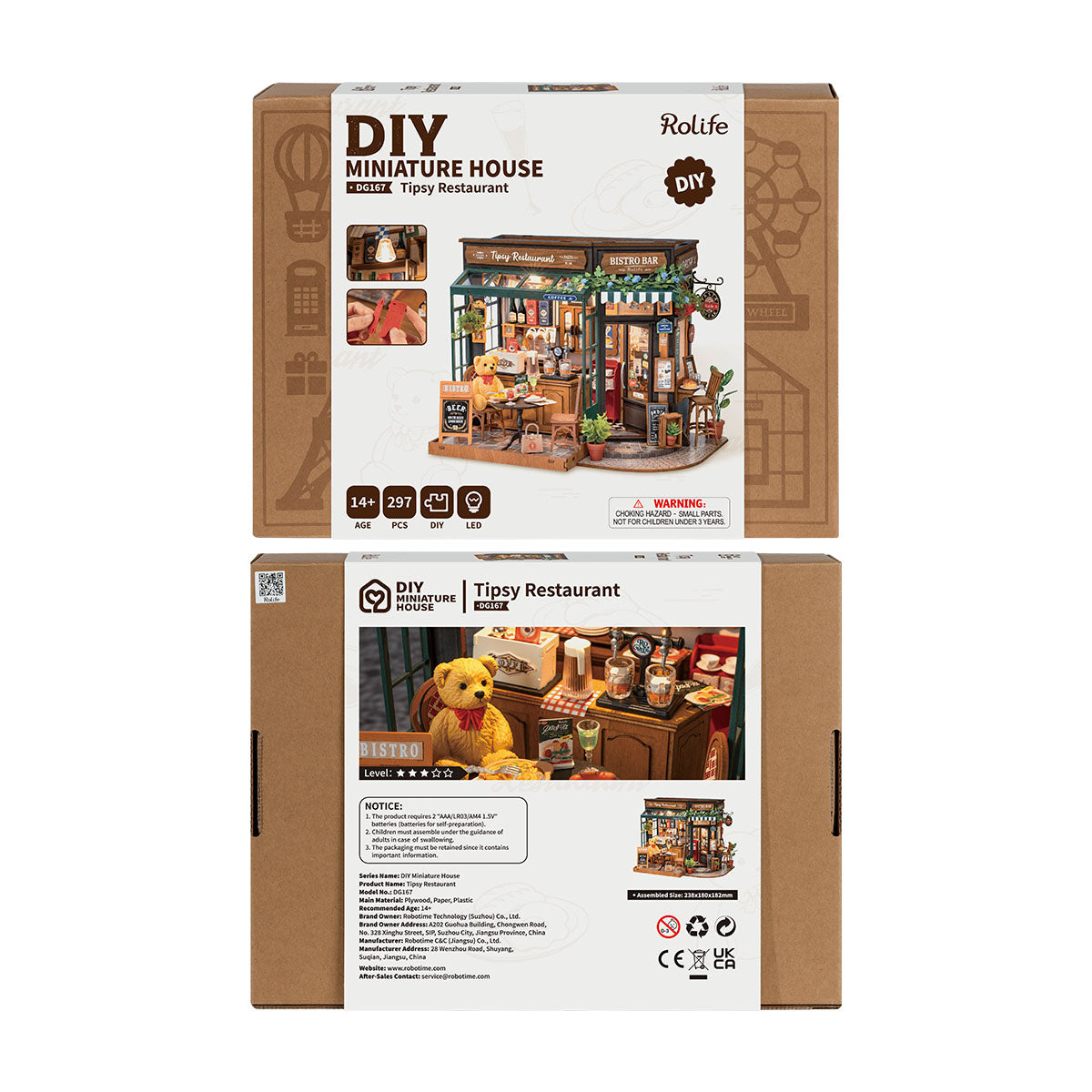 Tipsy Restaurant DIY Miniature House