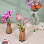Purple Moth Orchid DIY Flower 3D Puzzle