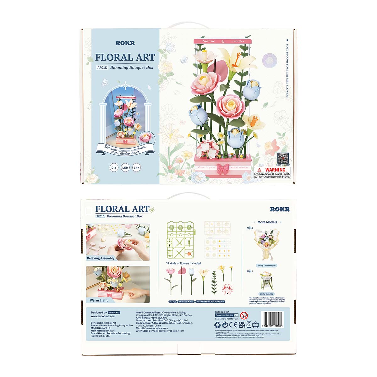 Blooming Bouquet Box 3D Puzzle