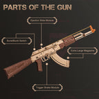 AK-47 Assault Rifle Toy Gun 3D Puzzle