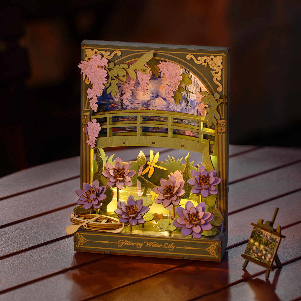 Glittering Water Lily Wall Art 3D Puzzle