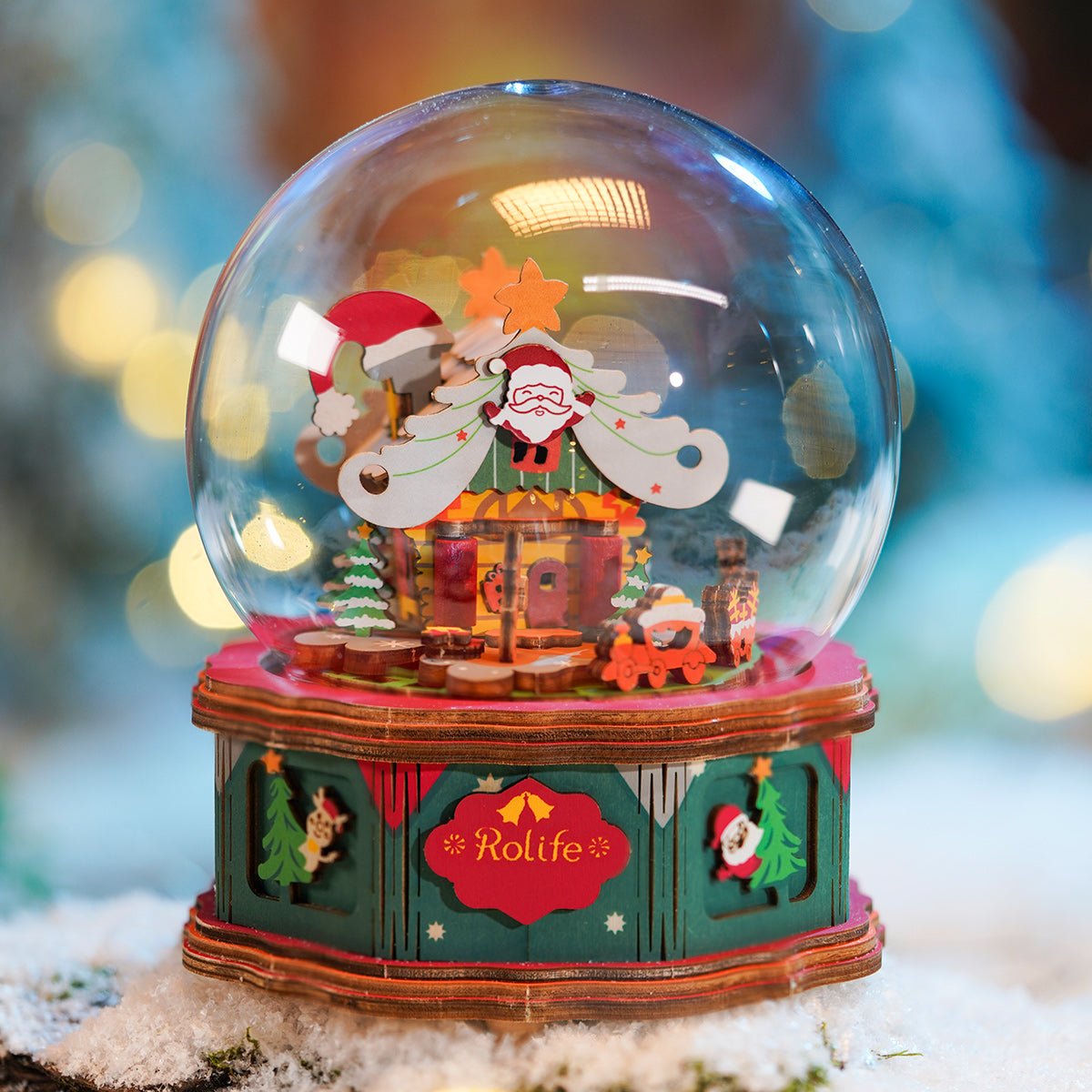 Christmas Town Music Box