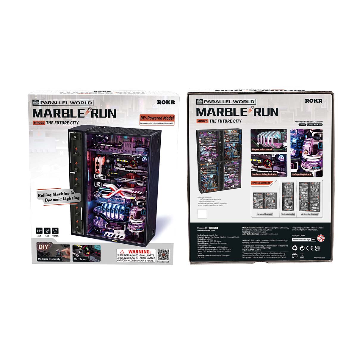 The Future City Marble Run Mechanical 3D Puzzle