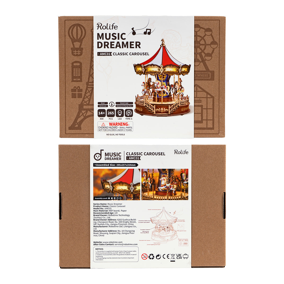 Classic Carousel 3D Puzzle