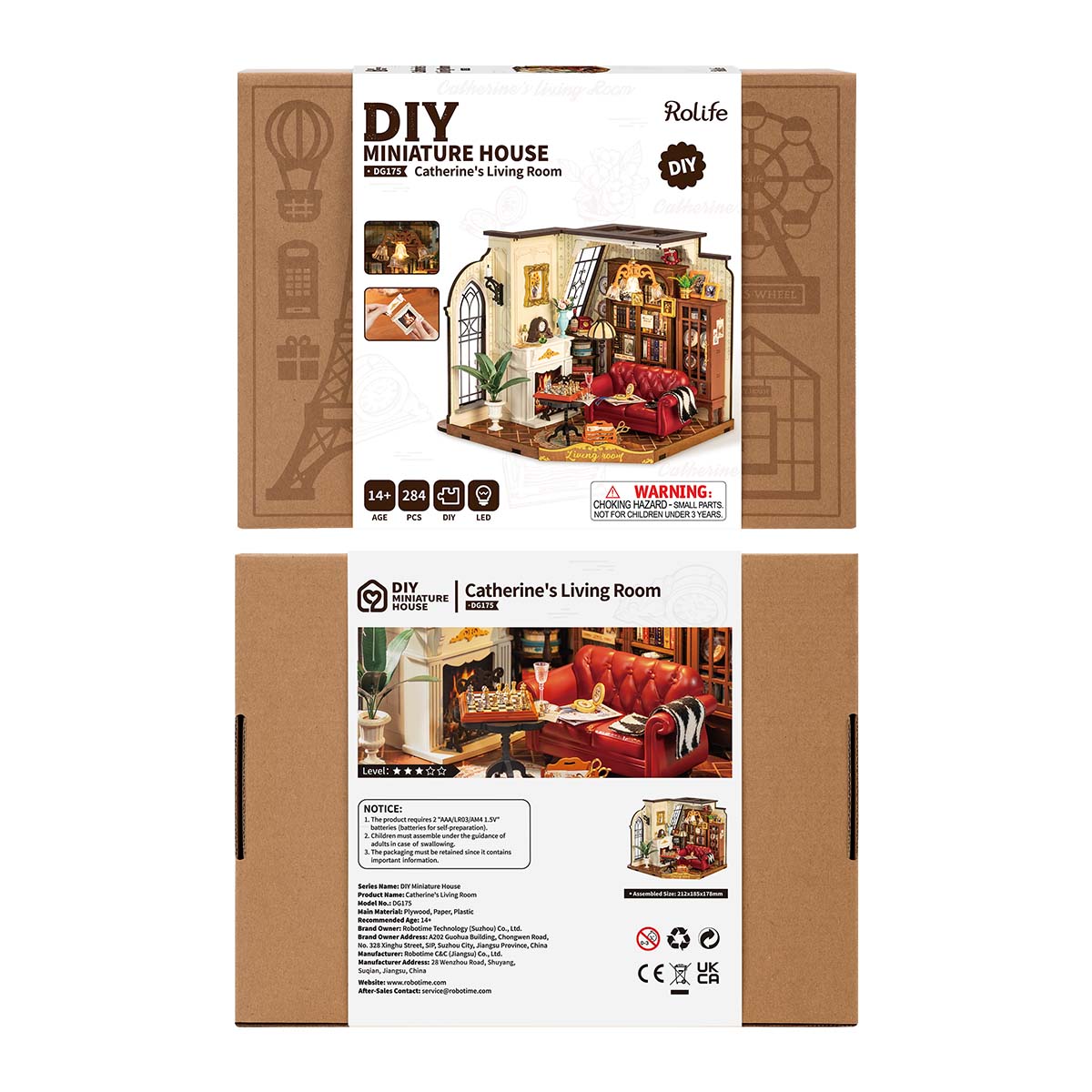 Catherine's Living Room DIY Miniature House