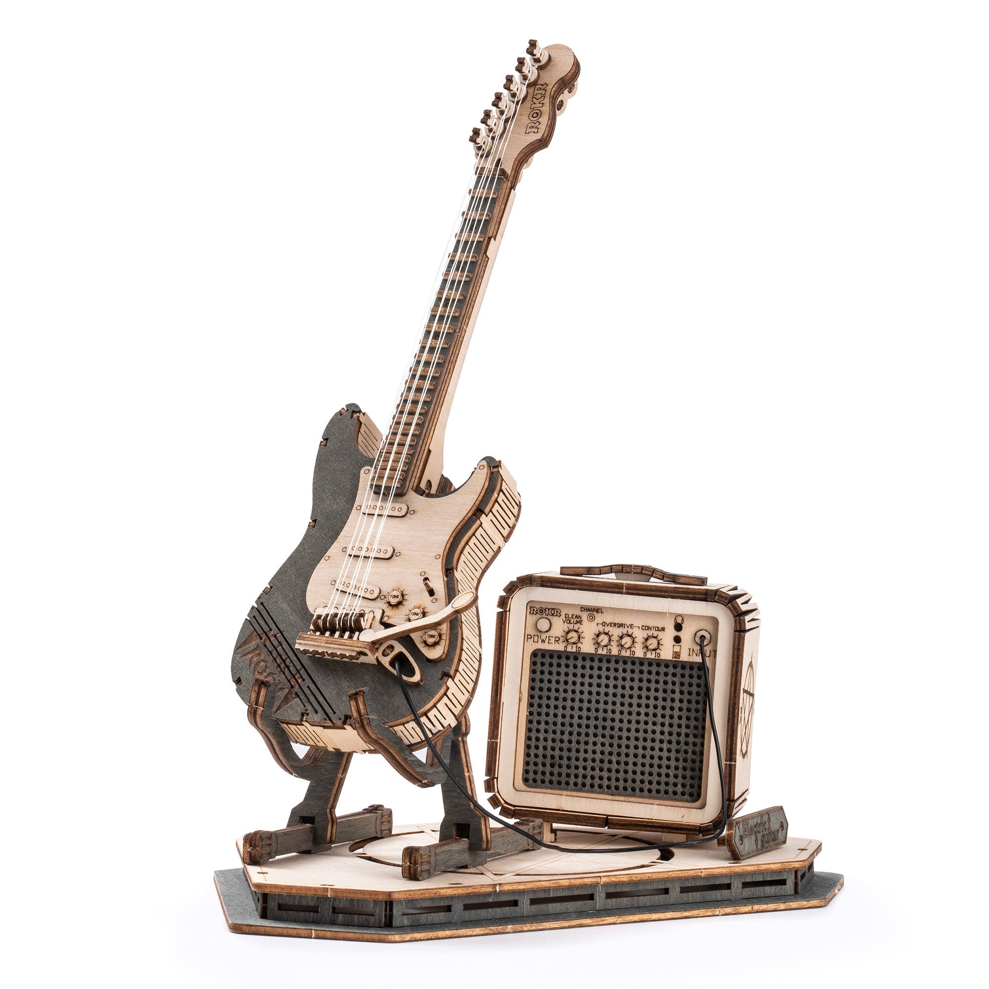 Electric Guitar Model 3D Puzzle