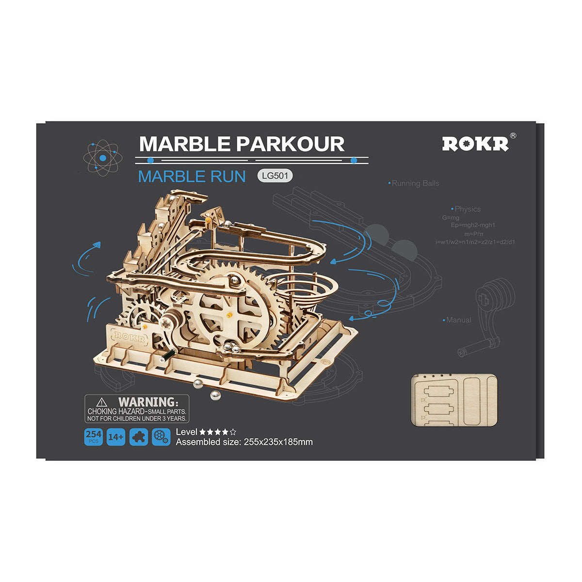 Parkour Big Funnel Marble Run