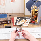 Time Travel DIY Book Nook Shelf Insert