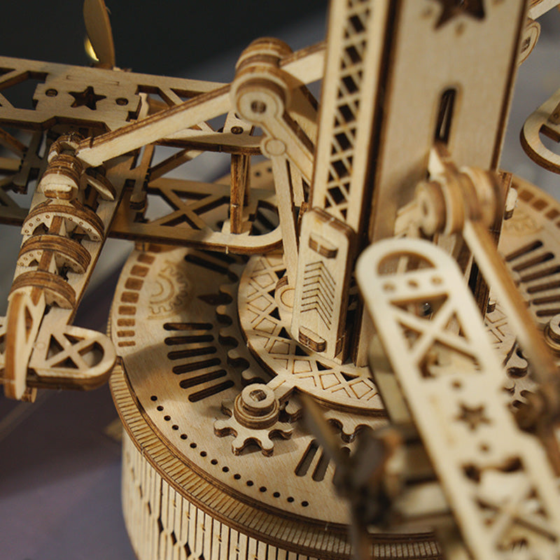 Airplane Control Tower Mechanical Music Box