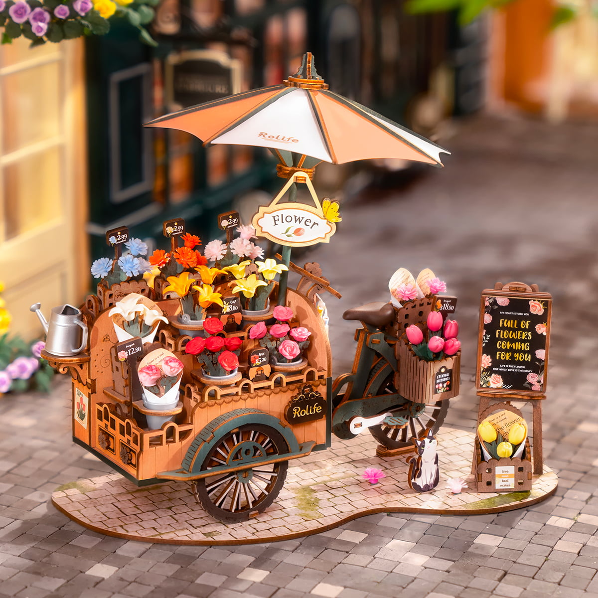 Blossom Cart 3D Puzzle