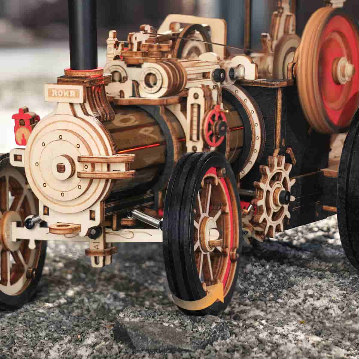 Steam Engine Mechanical 3D Puzzle (Battery powered)