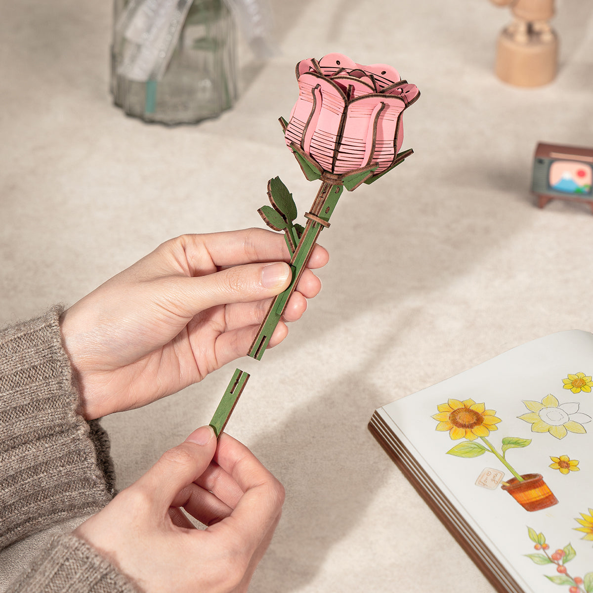 Flower Bouquet DIY 3D Puzzle