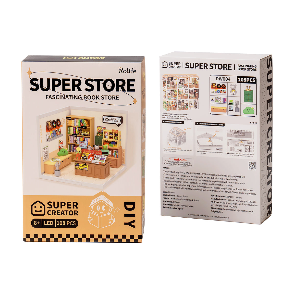 Fascinating Book Store DIY Miniature House