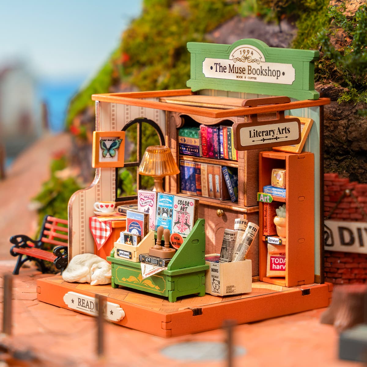 The Muse Bookshop DIY Miniature House