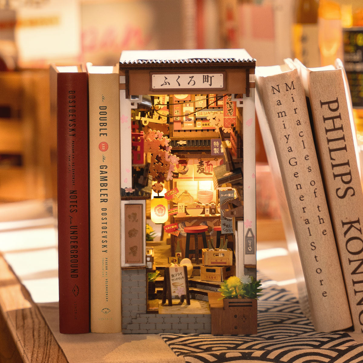 Sakura Wine Alley DIY Book Nook Shelf Insert