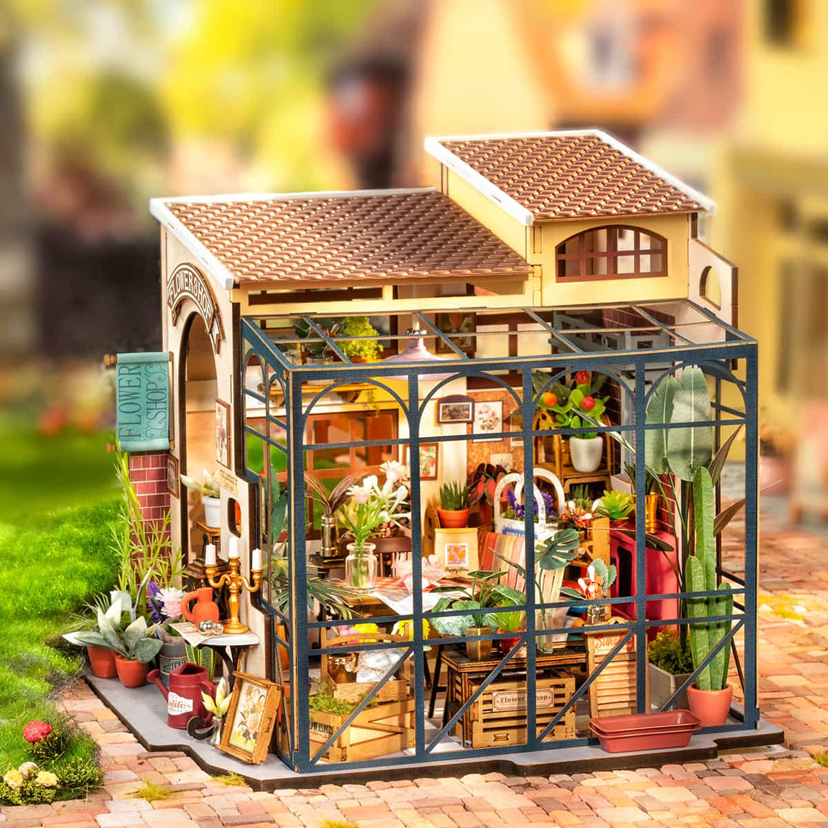 Rolife Emily's Flower Shop Miniature House