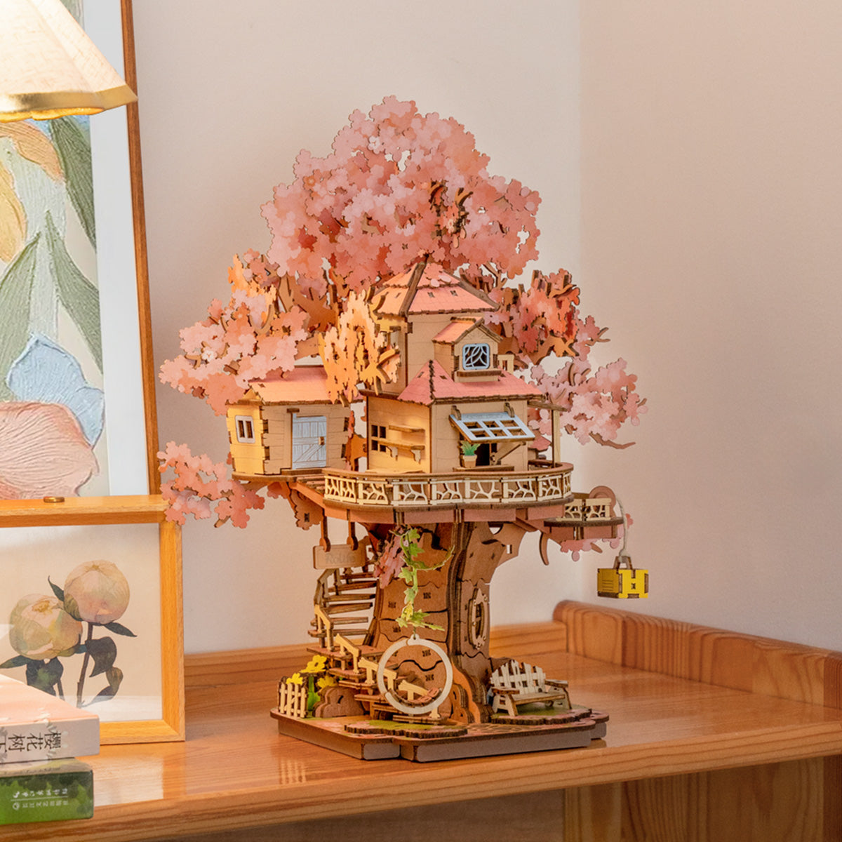 Sakura Tree House DIY 3D Puzzle