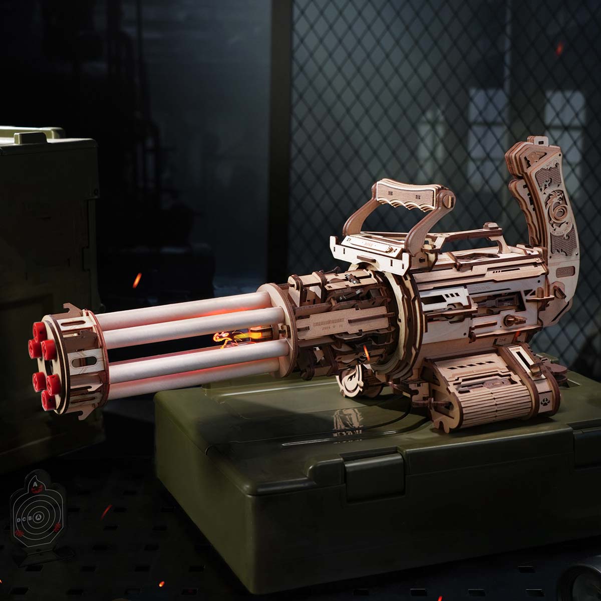 Rotating-Barrel Machine Toy Gun 3D Puzzle
