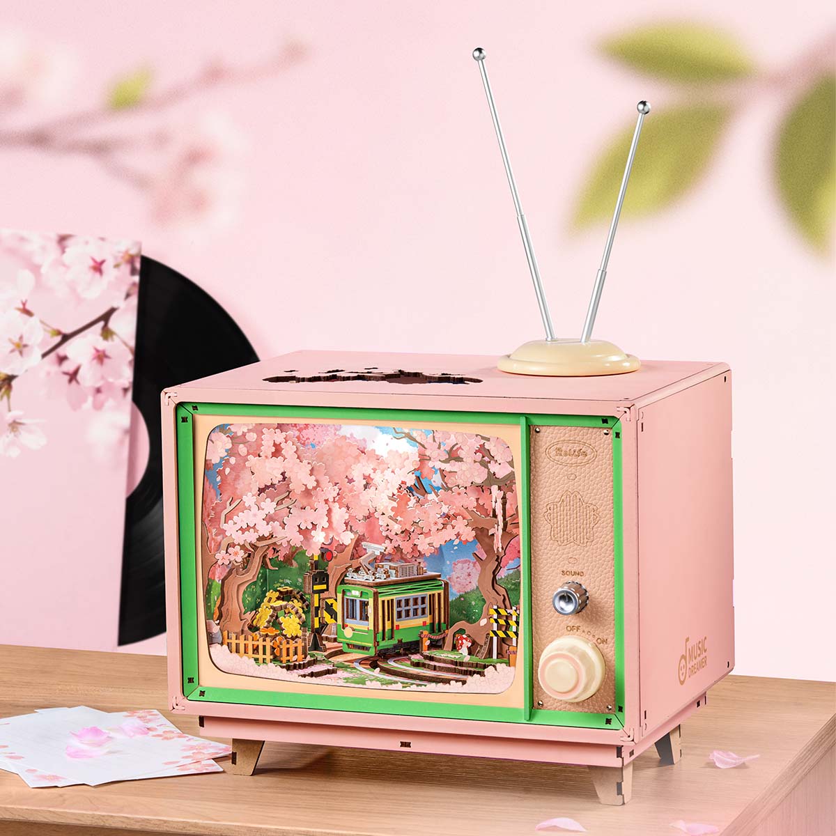 Sakura Dreamy Tour DIY Music Box 3D Puzzle