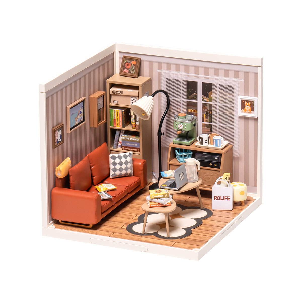 Cozy Living Lounge Super Creator Miniature House