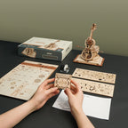 Magic Cello Mechanical Music Box 3D Puzzle