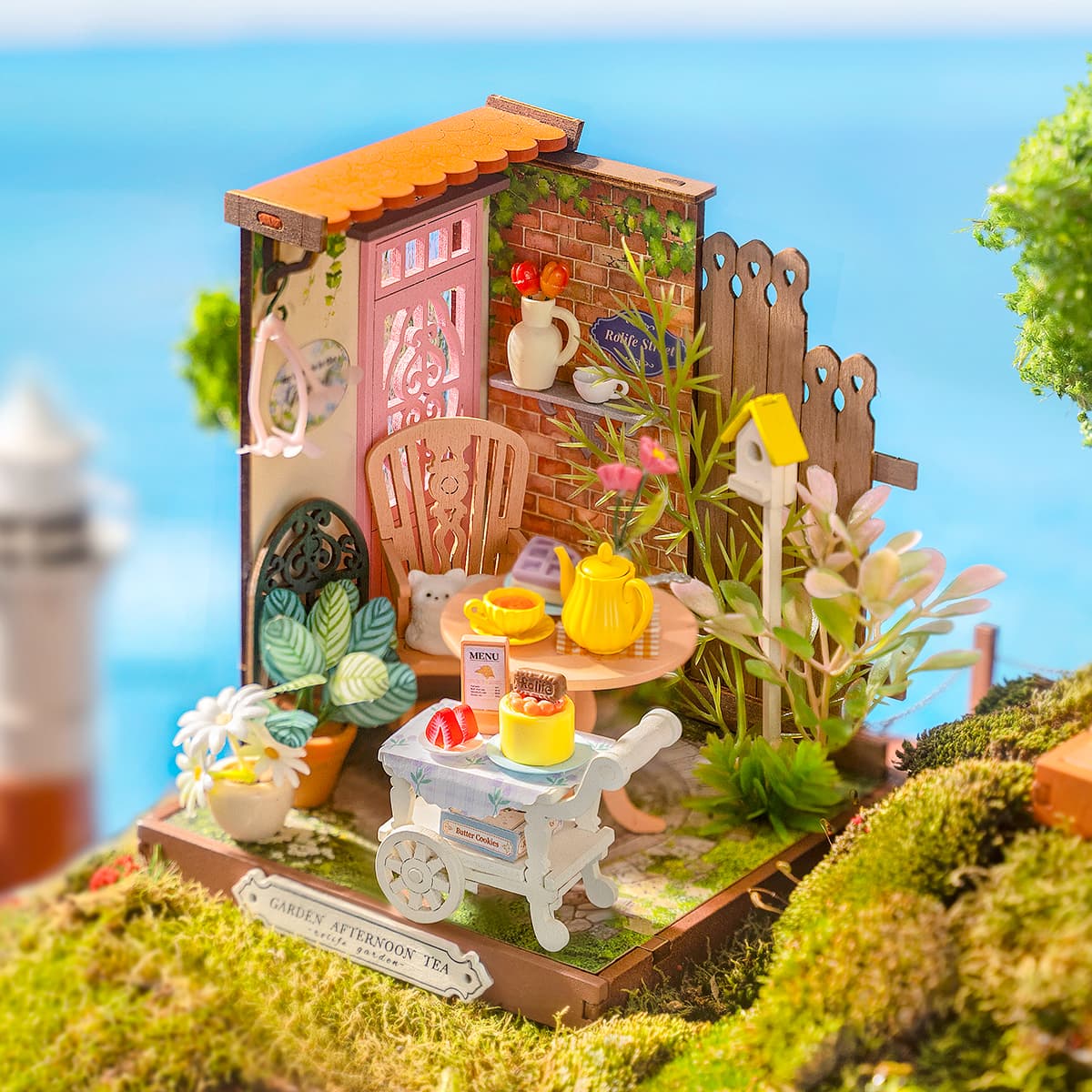 Fancy Tea Yard DIY Miniature House
