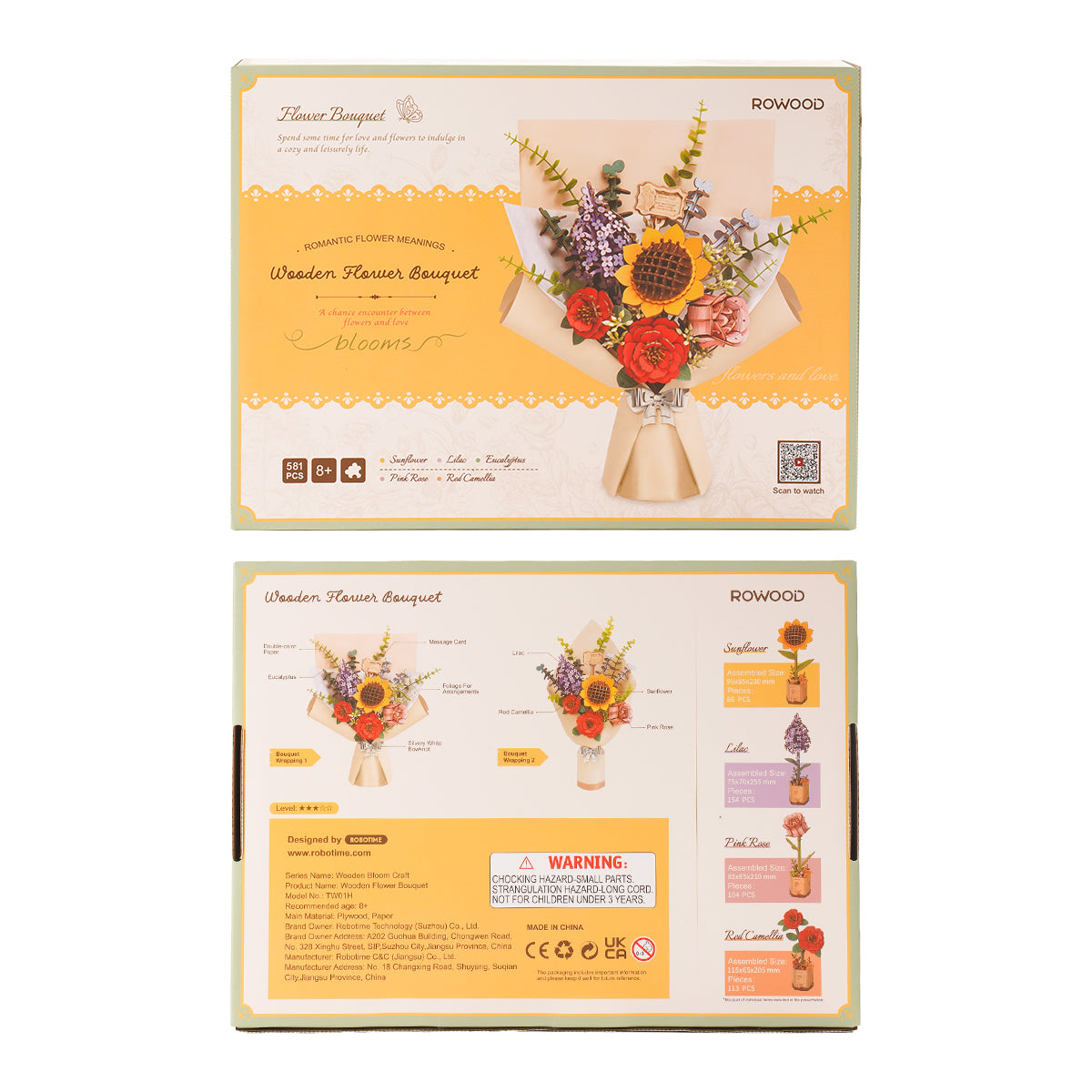 Flower Bouquet DIY 3D Puzzle