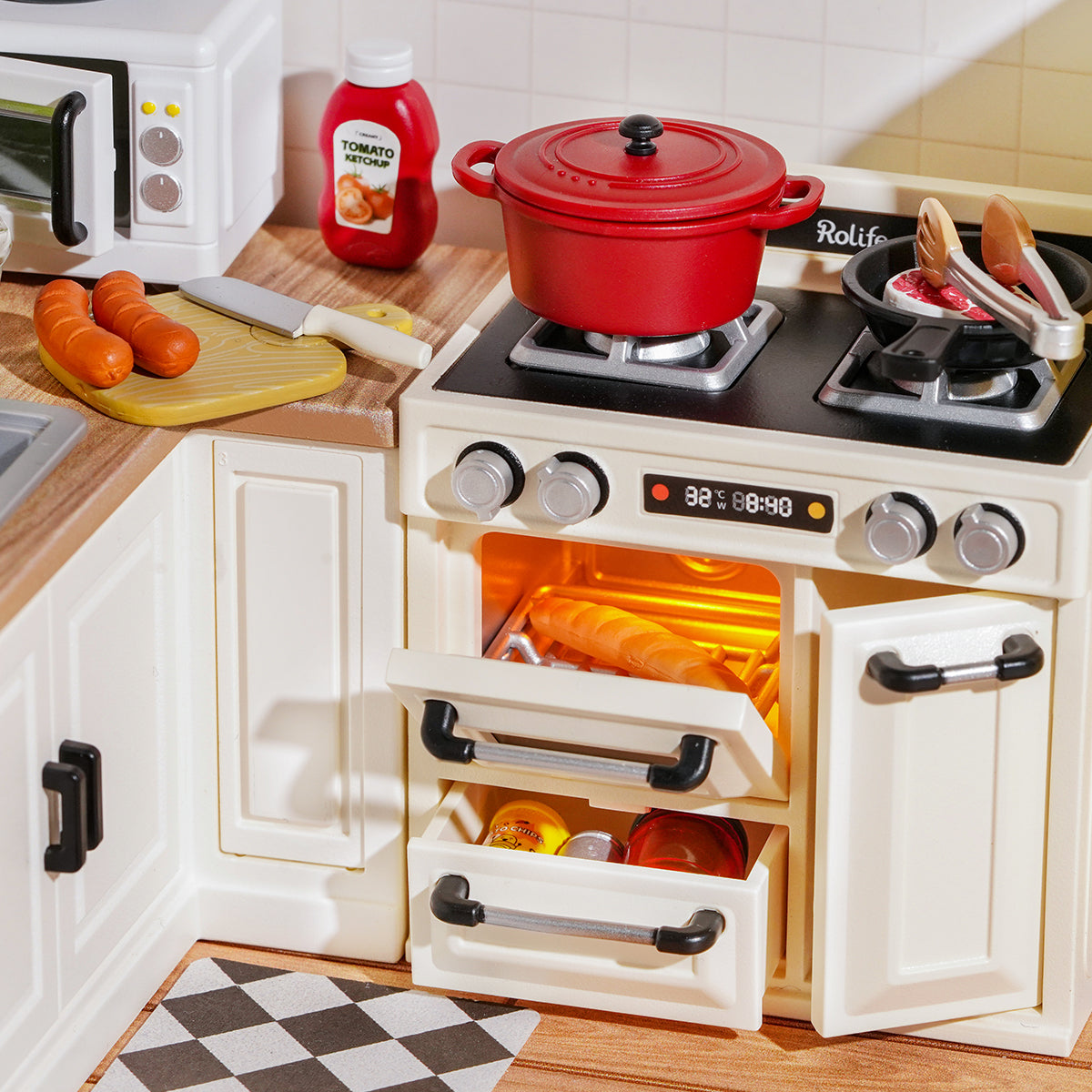 Happy Meals Kitchen DIY Miniature House