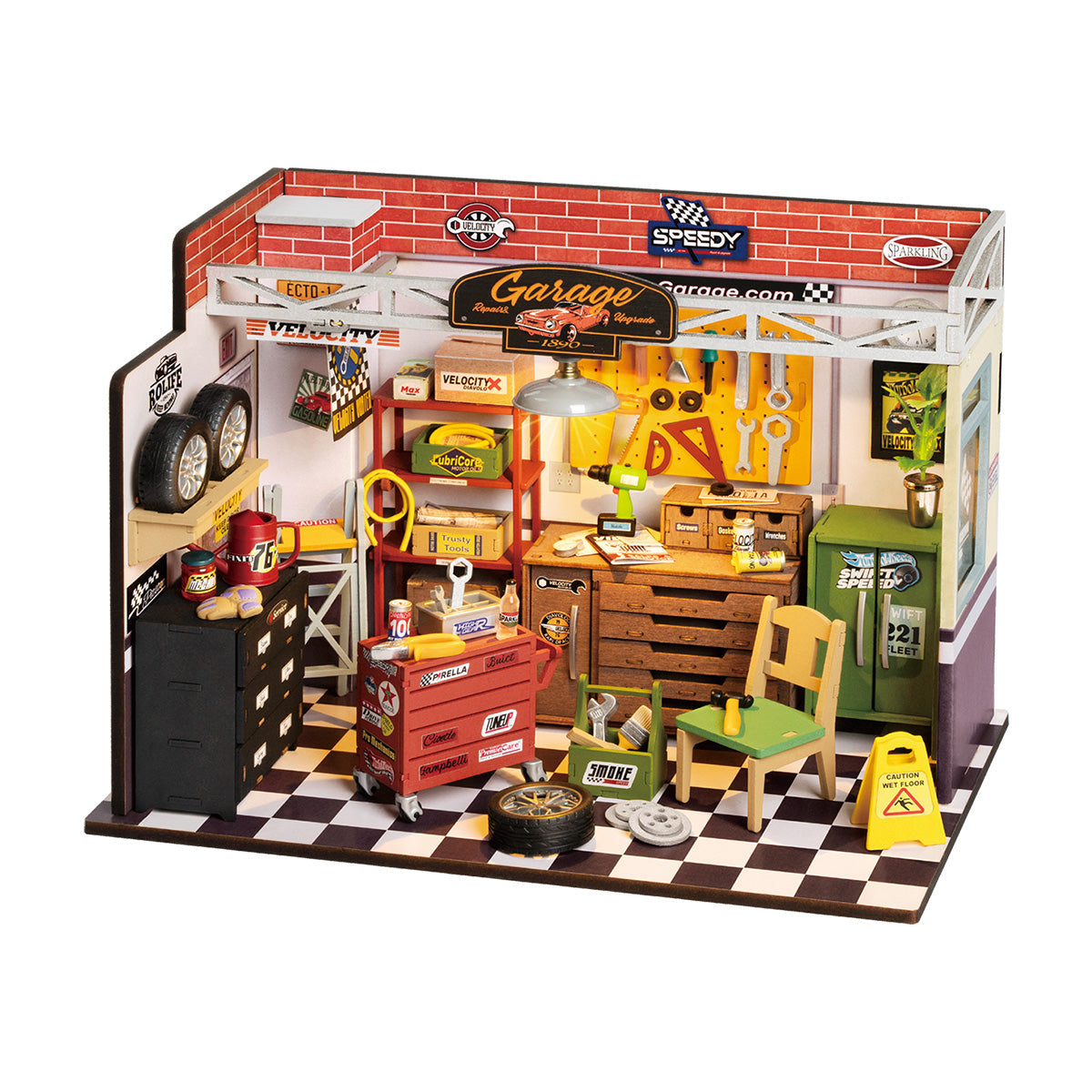 Garage Workshop DIY Miniature House
