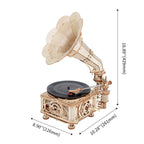 Classic Gramophone 3D Puzzle (Electric Version)