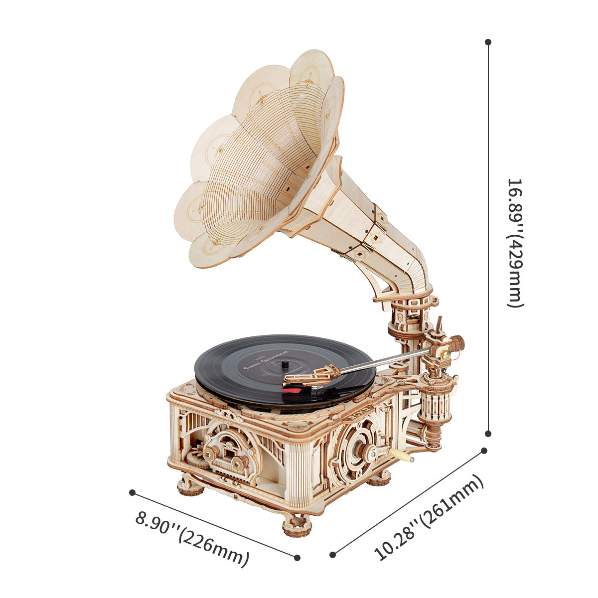 Classic Gramophone 3D Puzzle (Electric Version)