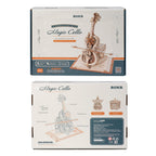 Magic Cello Mechanical Music Box 3D Puzzle