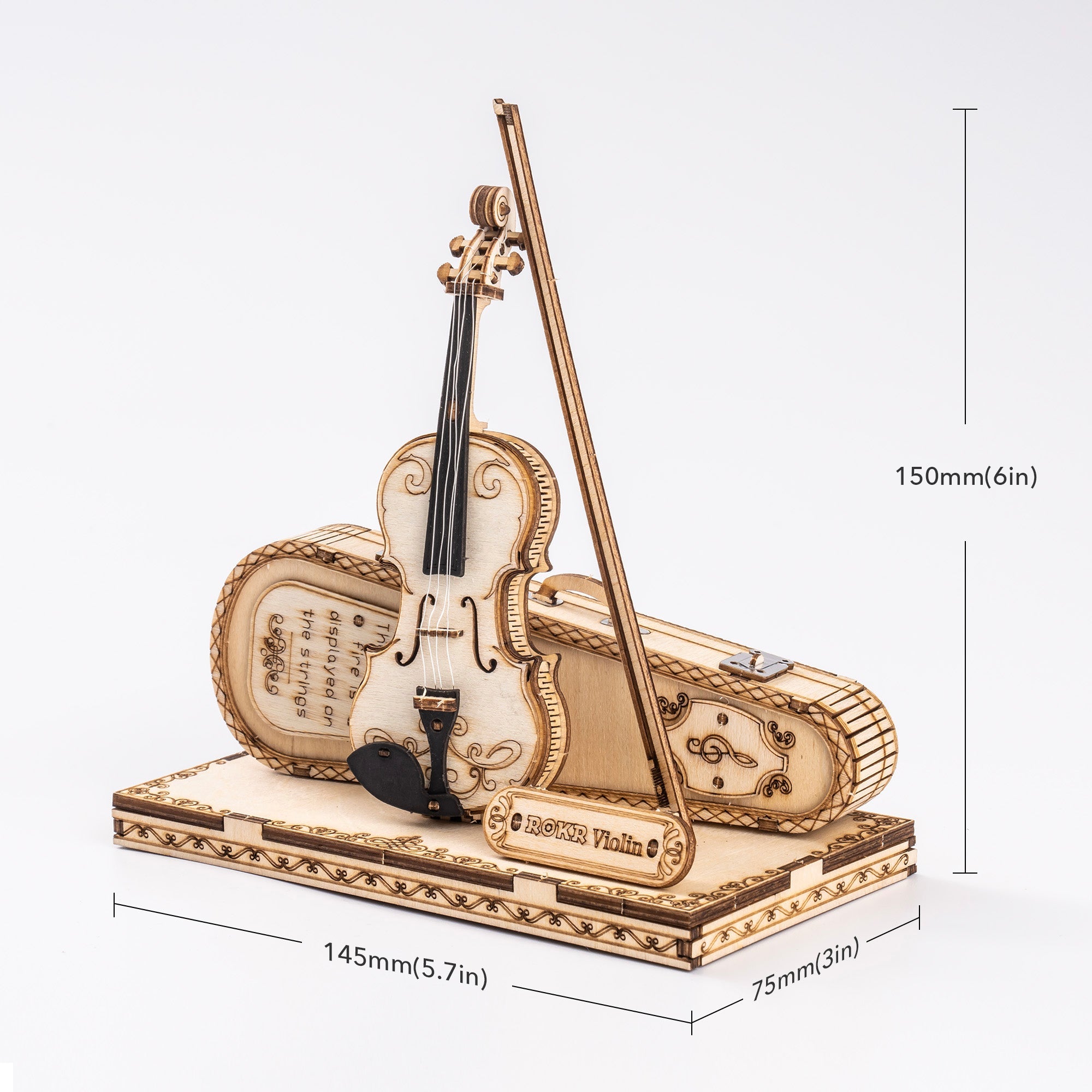 Violin Capriccio Model 3D Puzzle