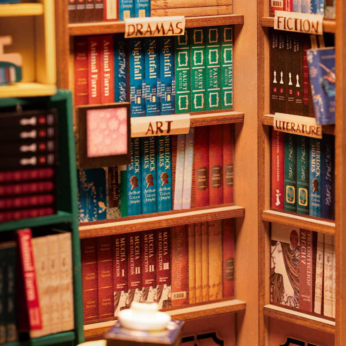 Bookstore DIY Book Nook Shelf Insert