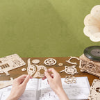 Classic Gramophone 3D Puzzle (Electric Version)