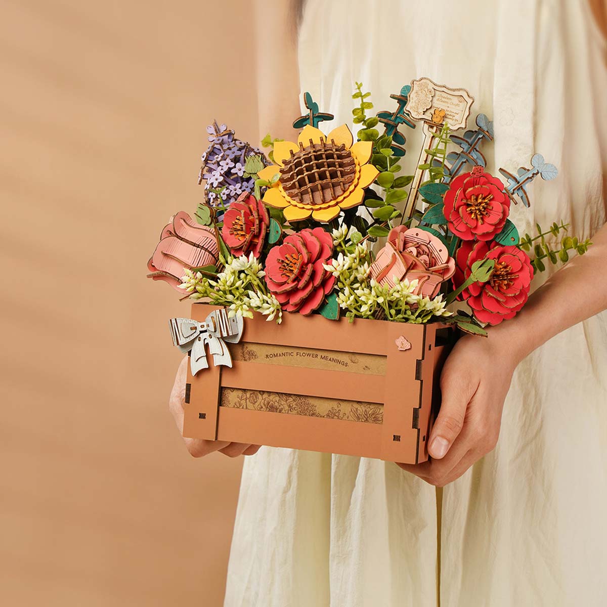 Wooden Bloom Box DIY 3D Puzzle