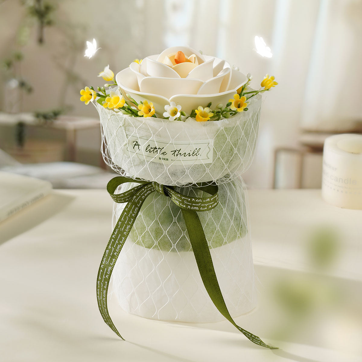 White Camellia DIY 3D Puzzle