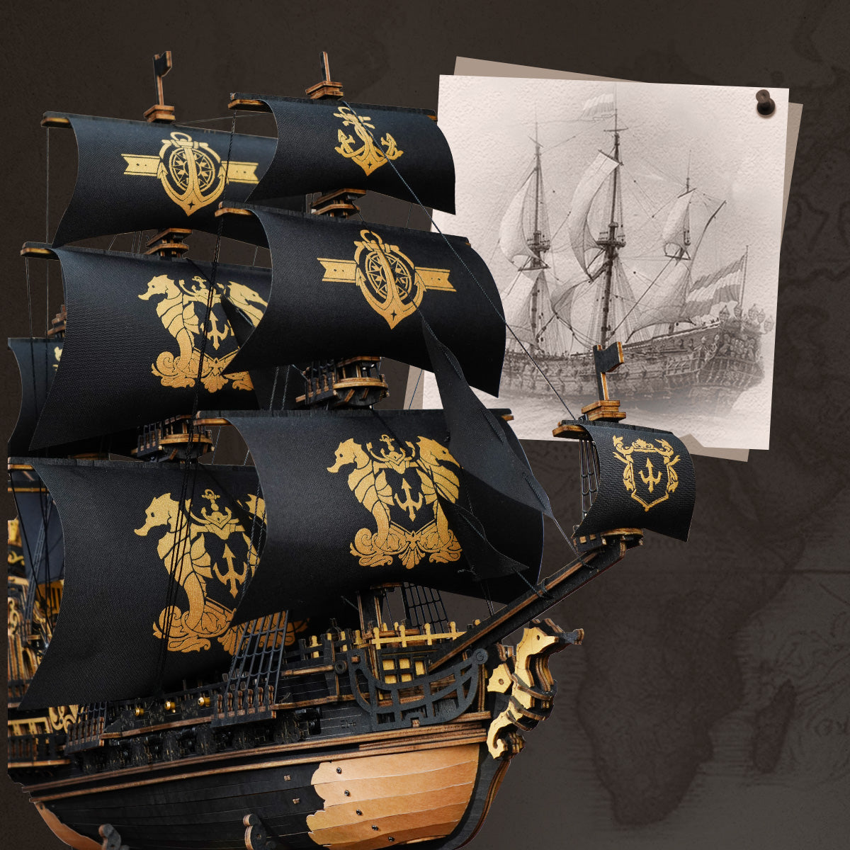 The Seahorse Barque 3D Puzzle
