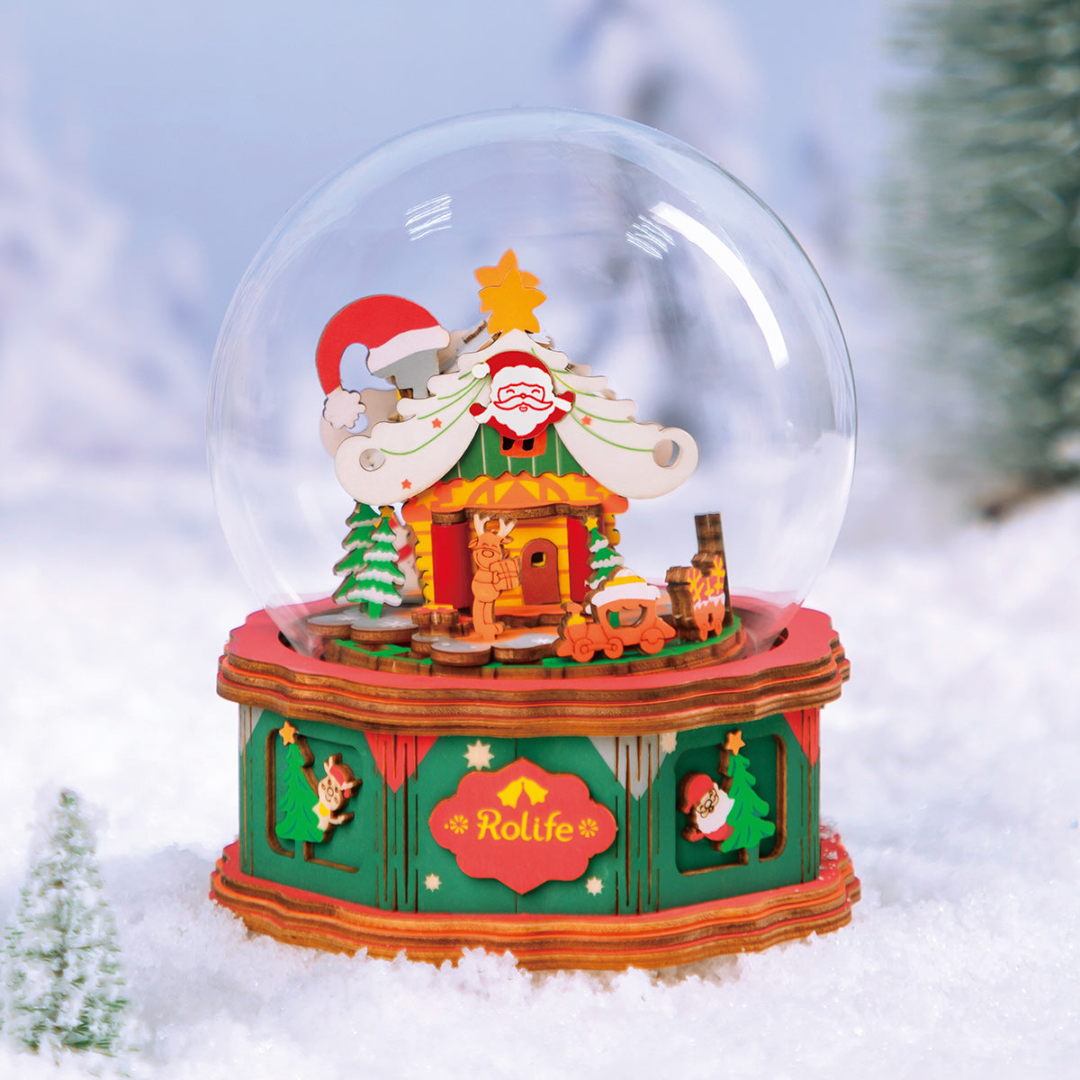 Christmas Town Music Box