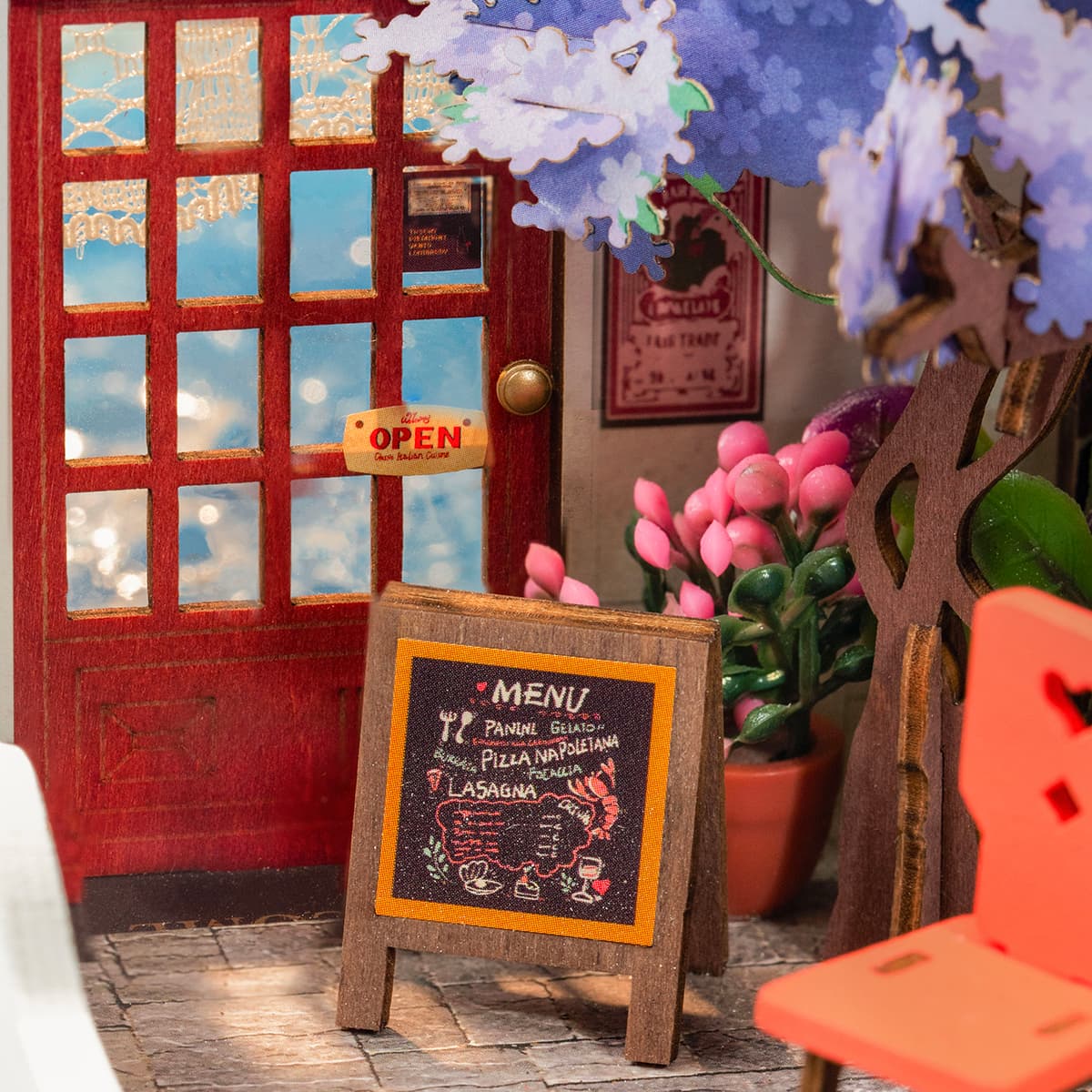 Sea Holiday Restaurant DIY Miniature House