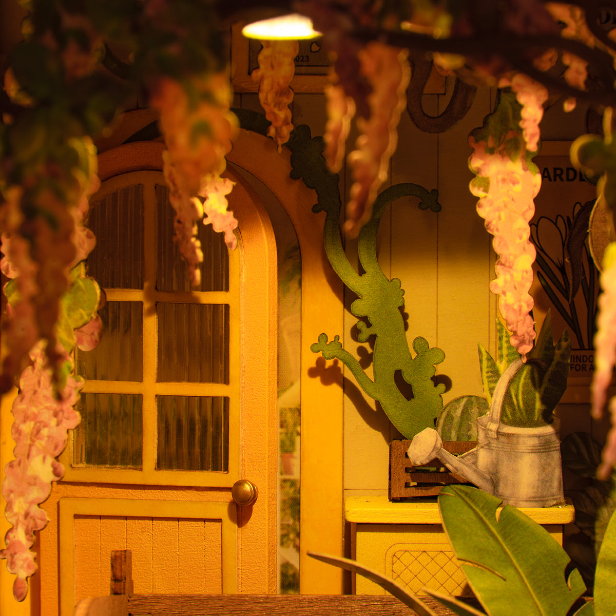 Holiday Garden House DIY Book Nook