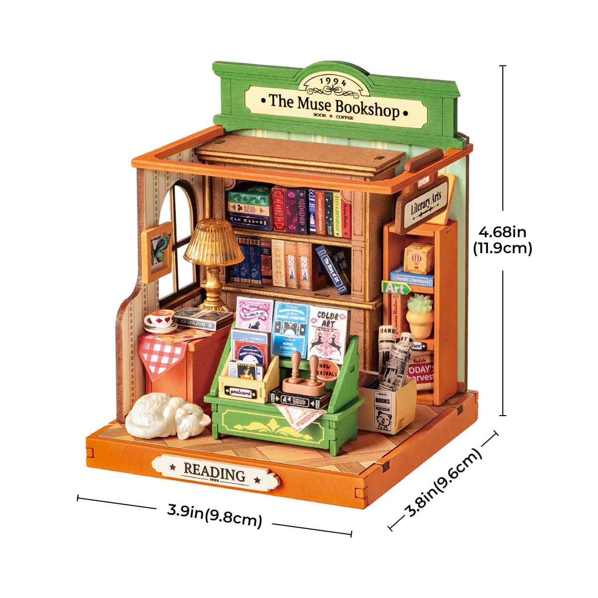 The Muse Bookshop DIY Miniature House