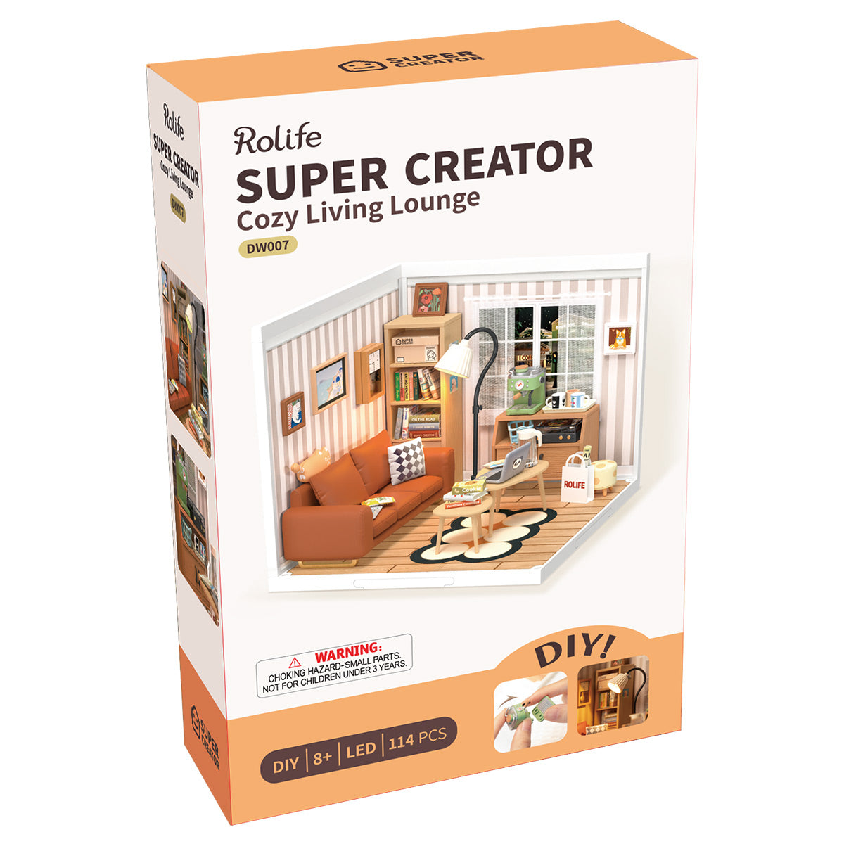Cozy Living Lounge Super Creator Miniature House