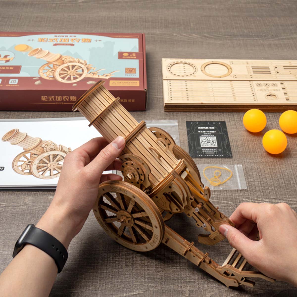 Wheeled Siege Artillery 3D Puzzle