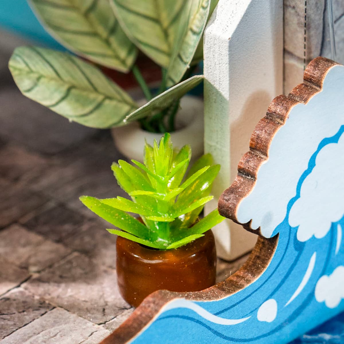 Sea Holiday Restaurant DIY Miniature House