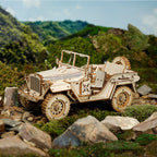 Army Jeep Scale Model 3D Puzzle