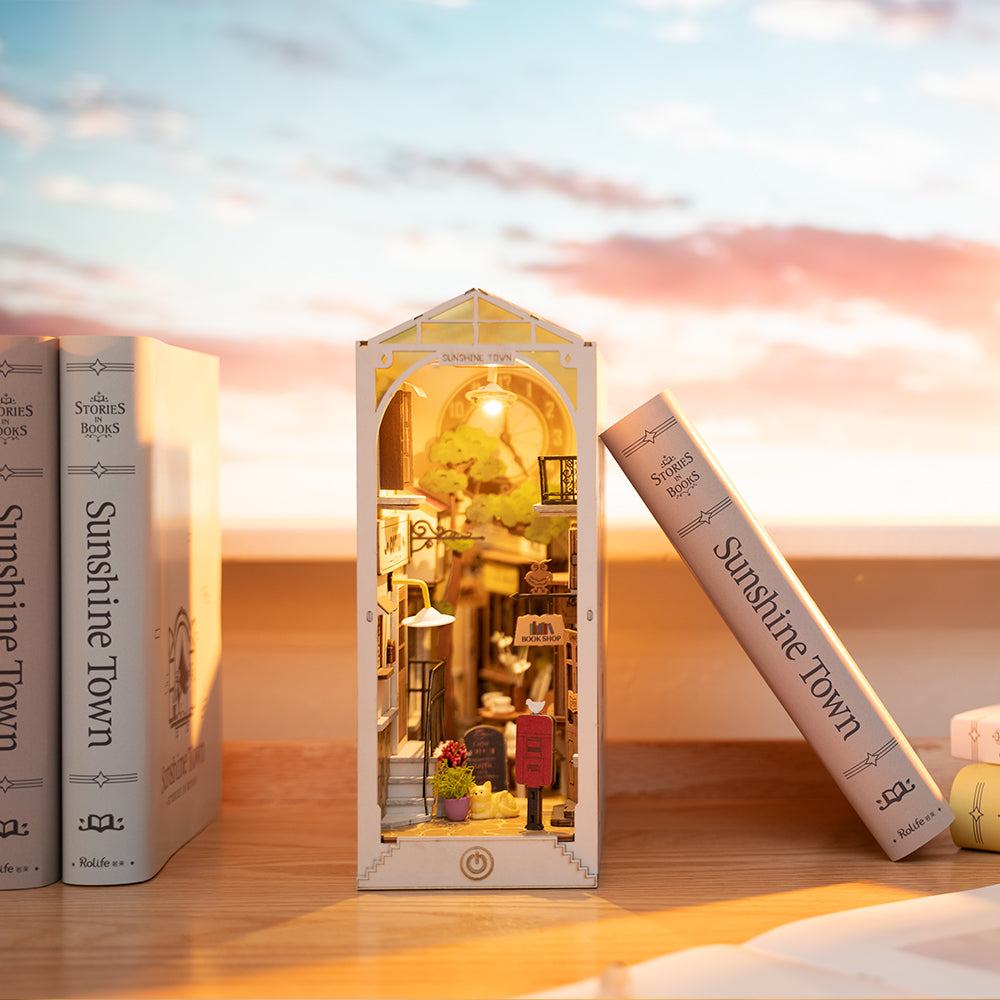 Sunshine Town Book Nook Shelf Insert