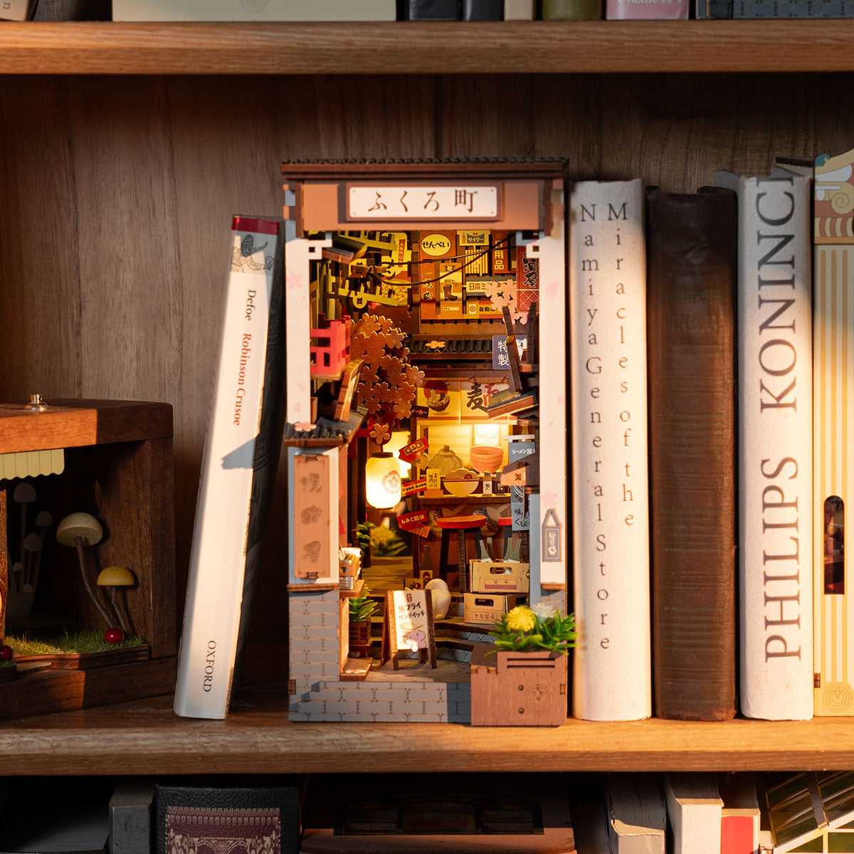 Sakura Wine Alley DIY Book Nook Shelf Insert